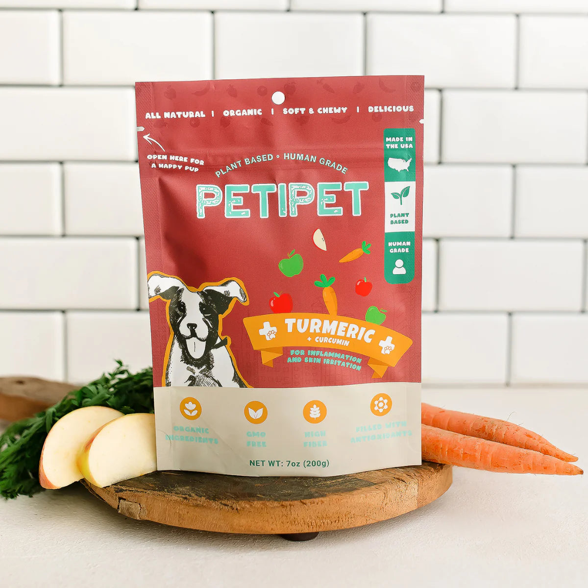 PETIPET Turmeric Treats – Natural Anti-Inflammatory Soft Chews for Dogs