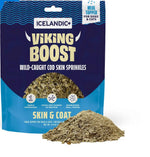 Icelandic+ Wild-Caught Cod Skin Sprinkles food topper for dogs and cats made from single-ingredient cod skin