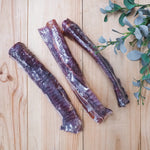 Bison trachea dog chew, rich in natural glucosamine and chondroitin for joint support