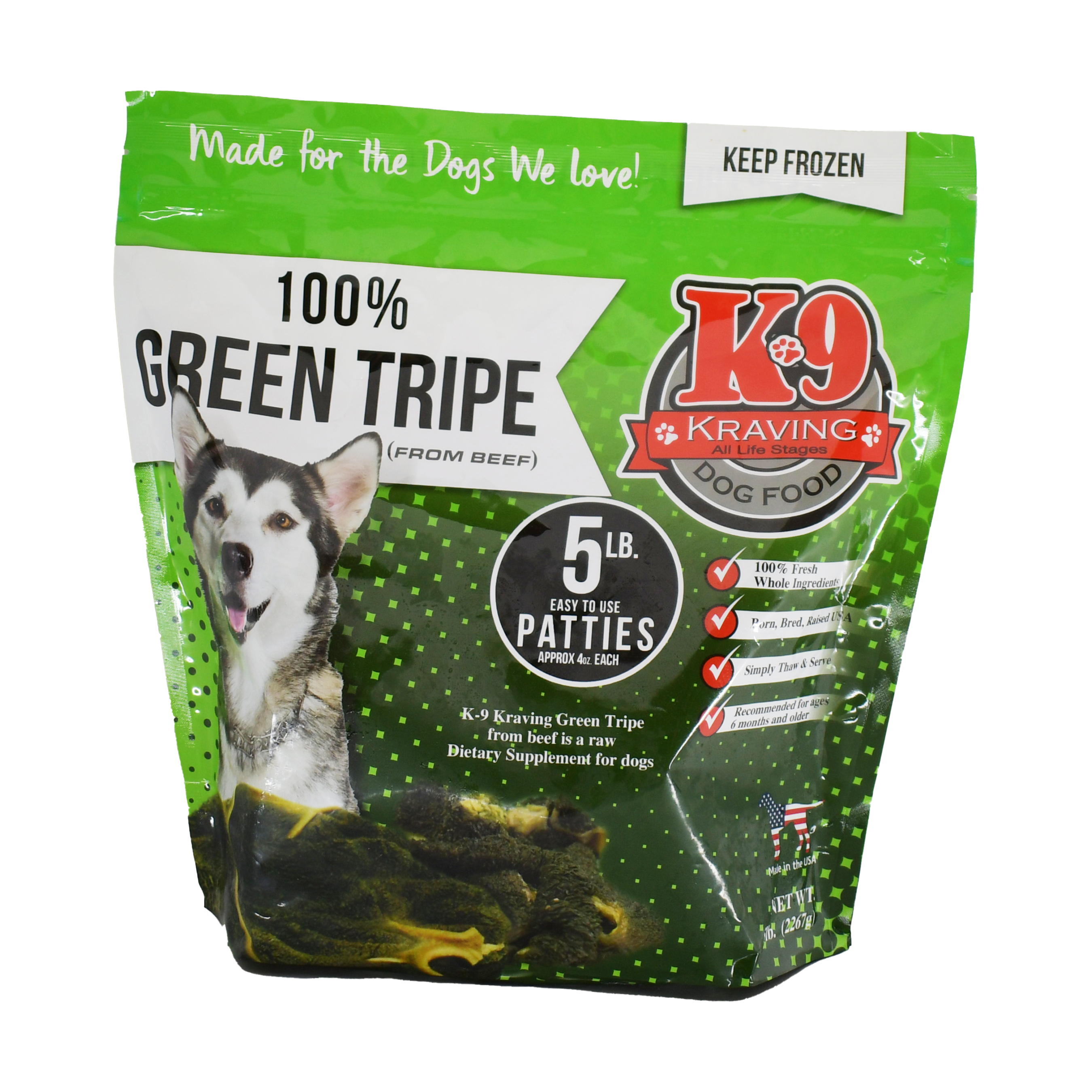 Green Tripe Raw Food Supplement – Digestive Support, Nutrient-Rich
