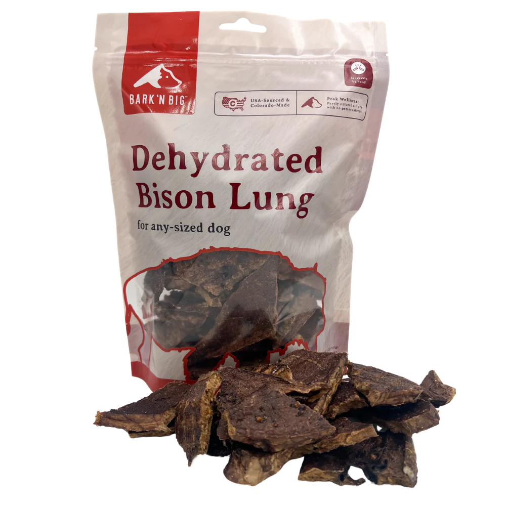 Bison Lung – Natural Single-Ingredient Dog Treat, High Protein