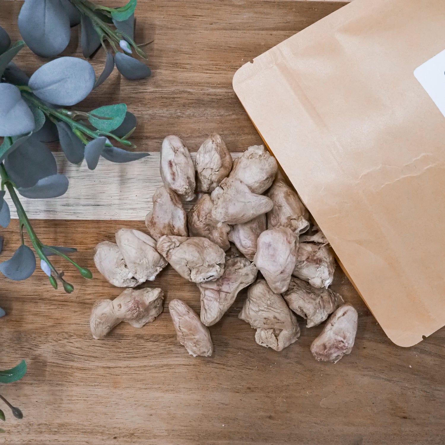 Freeze Dried Chicken Heart Bites – Single-Ingredient, High Protein Treats, USA Made