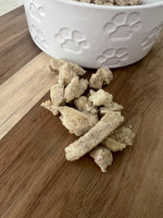 Legacy whole-carcass chicken dog food with chicken meat bone liver and heart