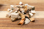 Freeze-Dried Trout served as a dog training treat or crumbled over food as a protein-rich topper