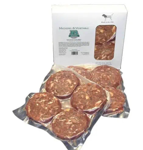 Mackerel & Vegetable Raw Dog Food – Omega-3 Rich, Grain-Free, Complete & Balanced