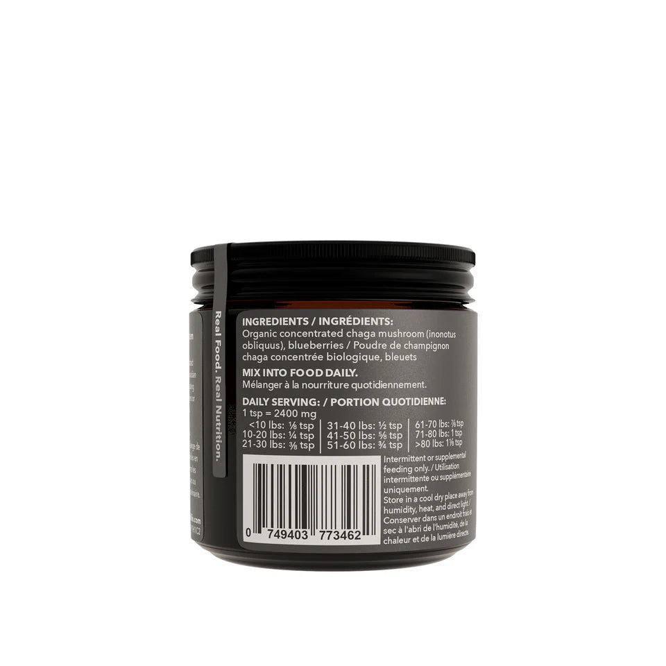 North Hound Life Chaga & Blueberry – Natural Immune & Antioxidant Support for Dogs, Canadian Sourced