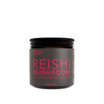 A container of North Hound Life Reishi Mushroom supplement for dogs, with a label indicating it is a 30g product.