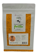 Package of Healthy Dogma PetMix with beef dinner label on a white background