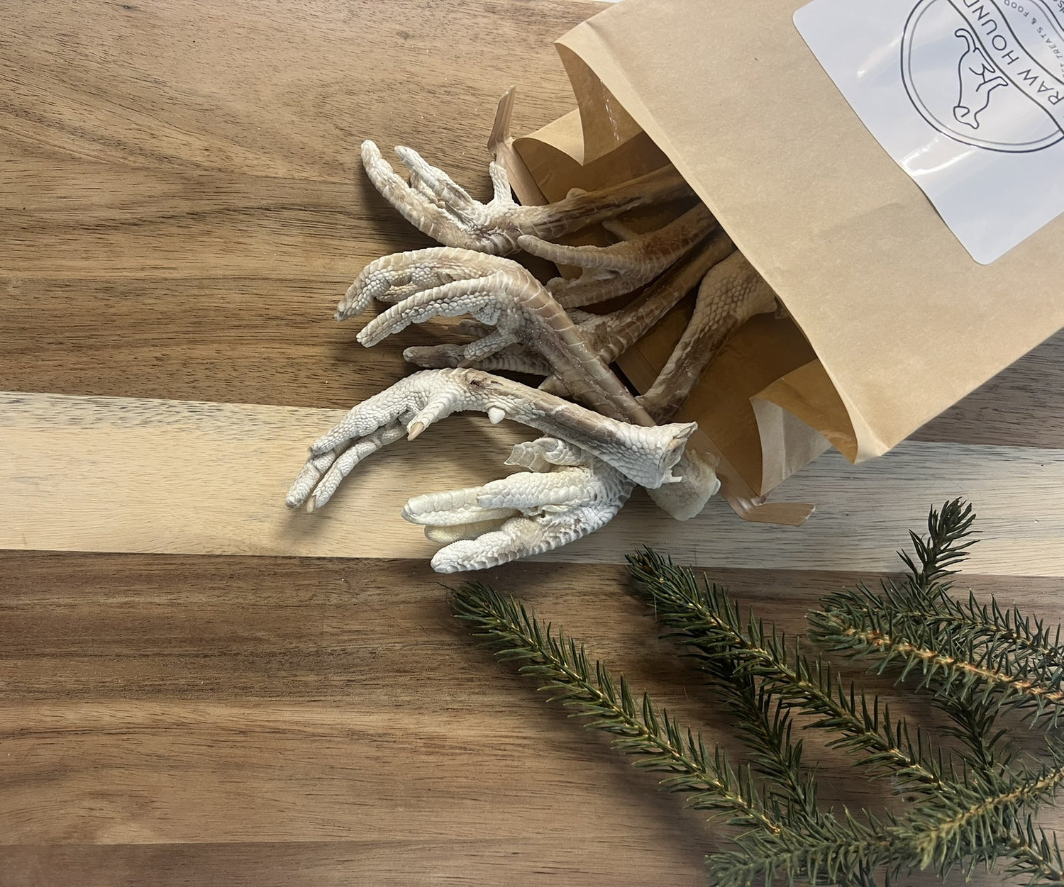 Freeze-Dried Pheasant Feet – All-Natural Single Ingredient Dog Chew | Novel Protein