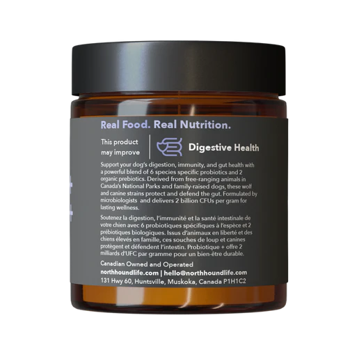North Hound Life Probiotic+ – Natural Probiotic & Digestive Support Powder for Dogs