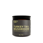 Jar of Turkey Tail Mushroom powder with North Hound Life branding on a white background
