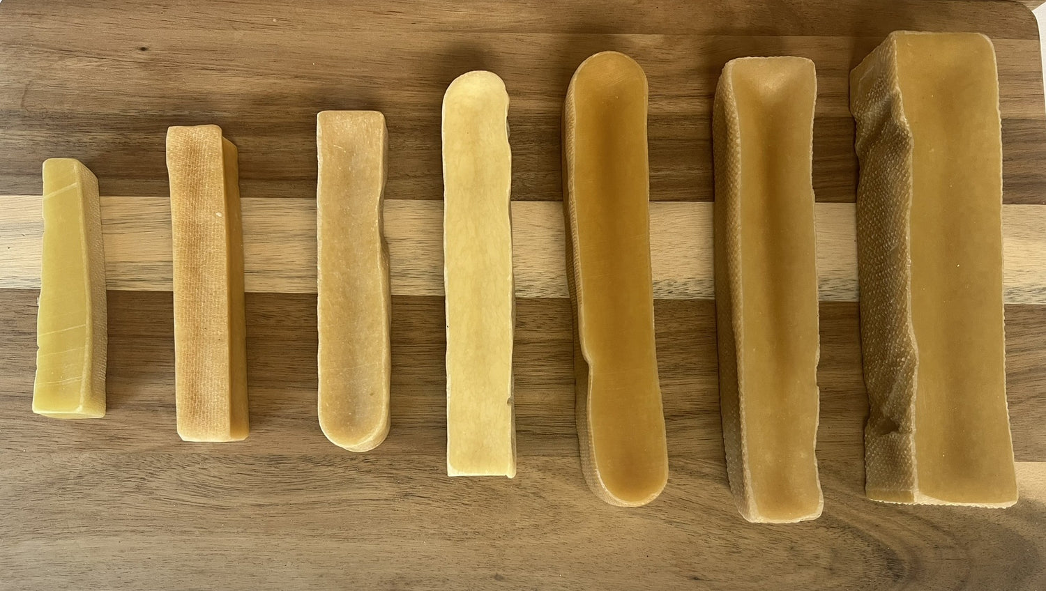 Himalayan Yak Chews for Dogs – Long-Lasting, All-Natural Cheese Chews for Dental Health & Chewing Satisfaction