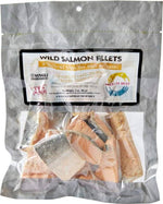 Freeze-dried wild salmon for dogs, natural meal topper or single-ingredient treat.