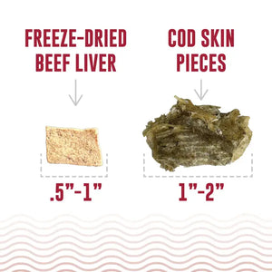 Icelandic+ Cod Skin & Freeze Dried Beef Liver