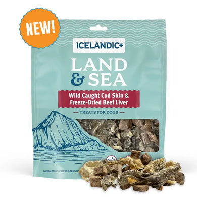 Icelandic+ Cod Skin & Freeze Dried Beef Liver