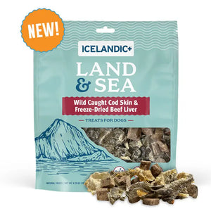 Icelandic+ Cod Skin & Freeze Dried Beef Liver