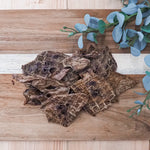 All-natural lamb lung dog treats, grain-free single-ingredient protein-rich chew