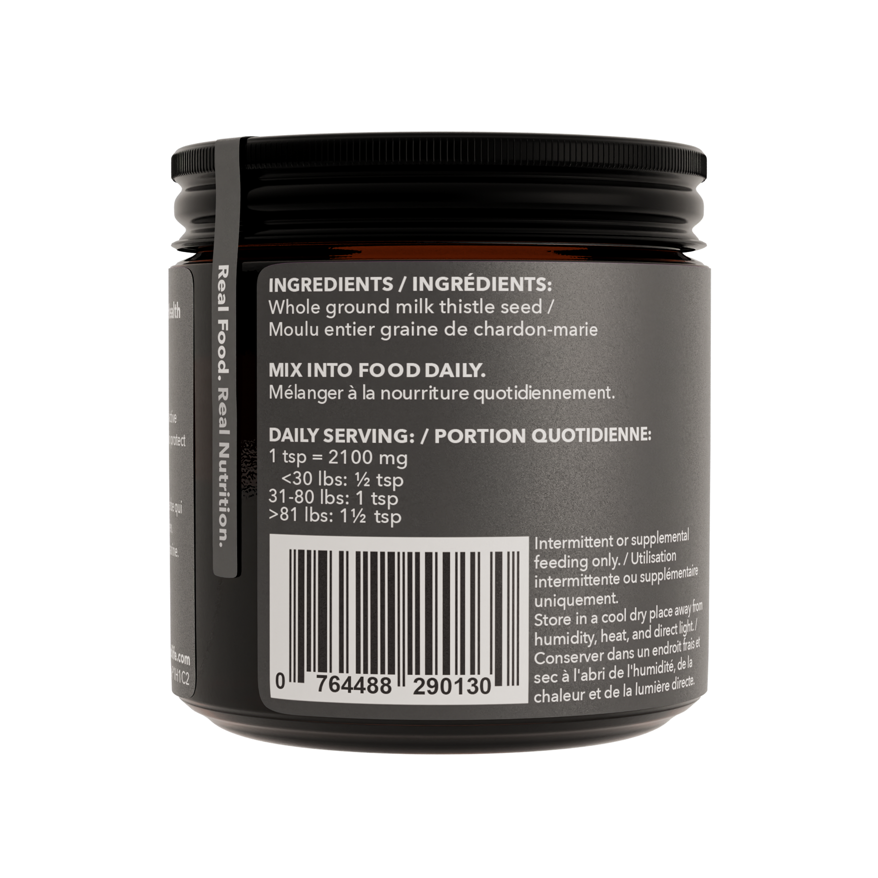 Milk Thistle dog supplement by North Hound Life for natural liver support and overall wellness.