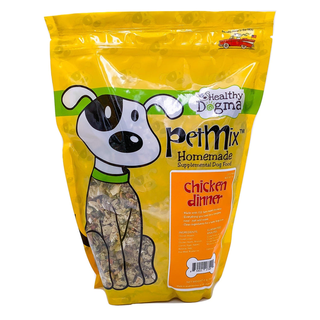 Pet Mix Chicken Dinner Dehydrated Dog Food